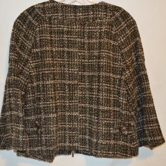 Womens BCBG MaxAzria Tara Textured Trapeze Jacket - Picture 7 of 7